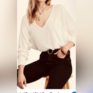 Free People Santa Clara thermal top size M